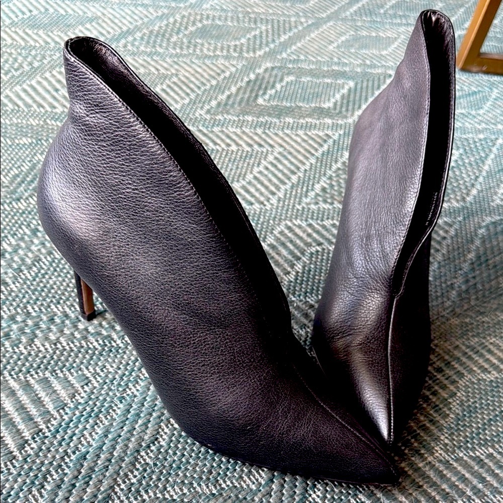 Topshop black ankle Boots with Stiletto Heel - Picture 2 of 3